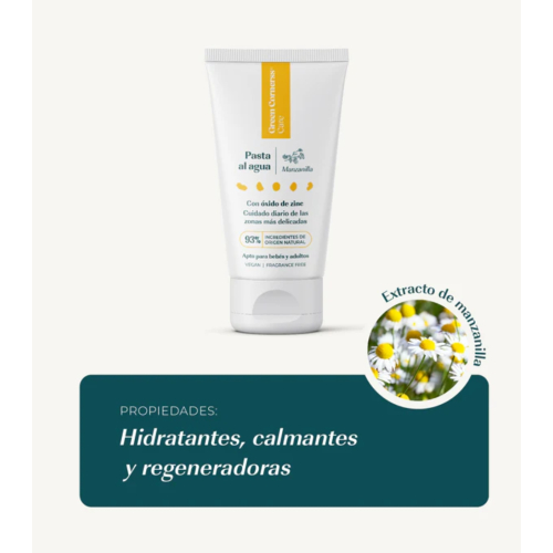 Green Cornerss - Pasta all'acqua di camomilla per prevenire le irritazioni