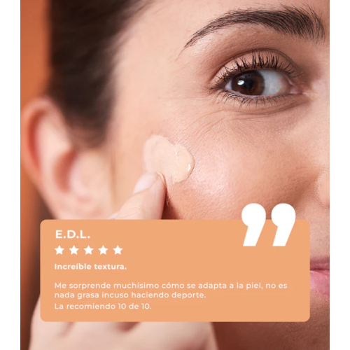 Green Cornerss - Protezione solare minerale per il viso con tinta SPF 50 - Pelle sensibile