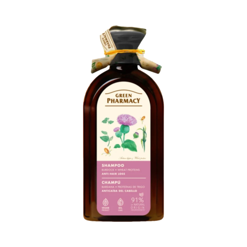 Green Pharmacy - Shampoo anticaduta - Bardana e Proteine del Grano