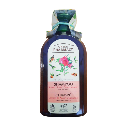 Green Pharmacy - Shampoo capelli secchi - Argan e melograno