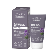 Green Pharmacy - Crema viso anti-età da notte - Backuchiol + Postbiotics