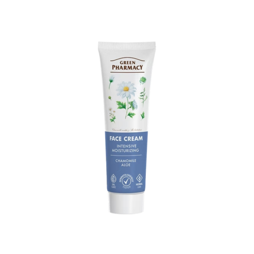 Green Pharmacy - Crema viso idratante all'aloe e camomilla