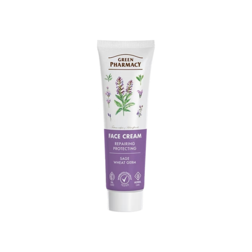 Green Pharmacy - Crema viso riparatrice e protettiva alla salvia