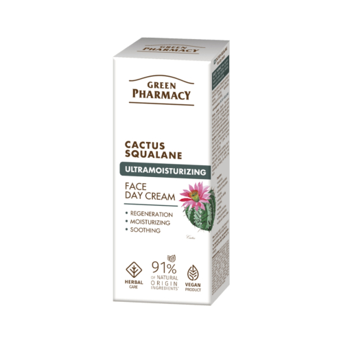 Green Pharmacy - Crema giorno ultra idratante - Cactus + Squalane