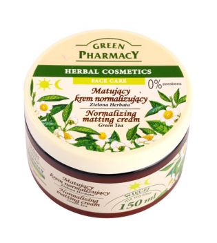 Green Pharmacy - Crema opacizzante per pelli grasse e miste - Tè verde