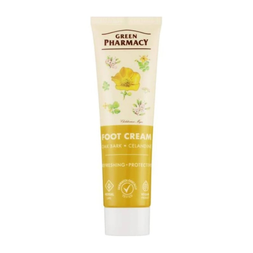 Green Pharmacy - Crema protettiva per i piedi - Quercia e celidonia