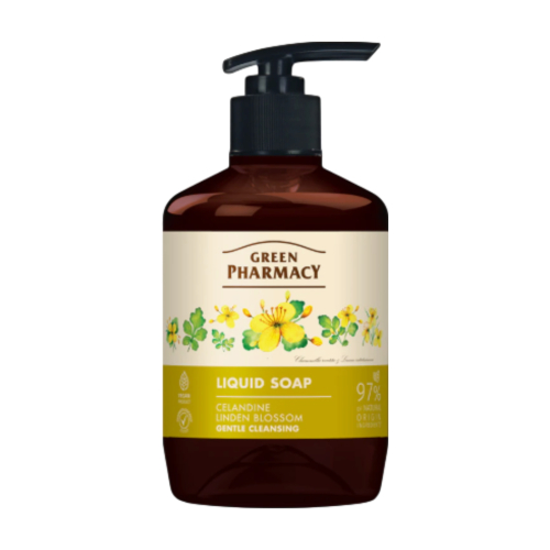 Green Pharmacy - Sapone Liquido per le Mani - Celidonia + Fiori di Tiglio