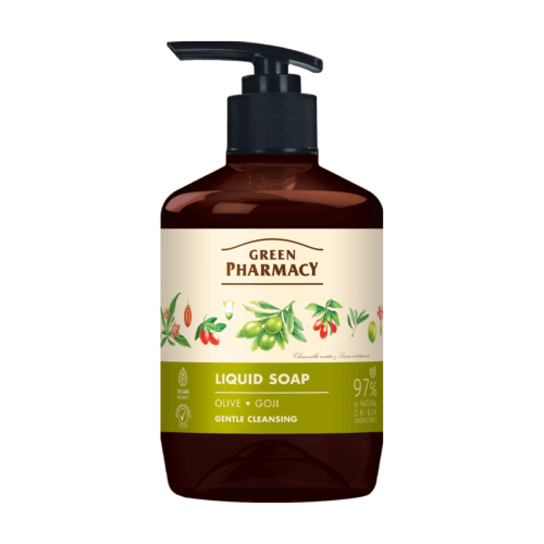Green Pharmacy - Sapone Liquido per le Mani - Olive e Bacche di Goji