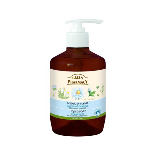 Green Pharmacy - Sapone liquido rigenerante per le mani - Camomilla