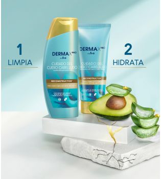 H&S - *Derma x Pro* - Shampoo antiforfora idratante e ricostruttivo - Cute secca, molto secca