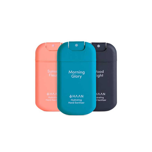 Haan - Confezione da tre disinfettanti per le mani idratanti