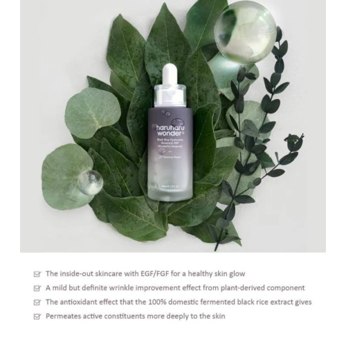 Haruharu Wonder - Fiala per il viso Black Rice Hyaluronic Botanical 2GF