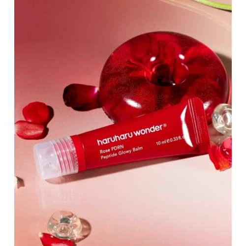 Haruharu Wonder - Balsamo labiale Rose PDRN Peptide Glowy - Clear Glossy