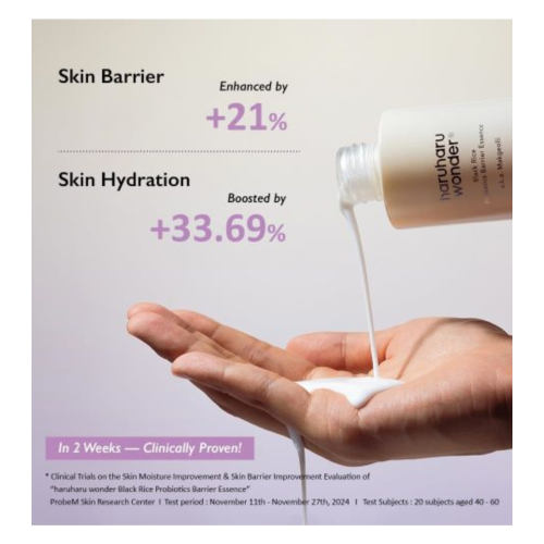 Haruharu Wonder - Essenza rassodante per il viso Black Rice Probiotics Barrier