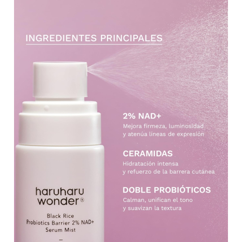 Haruharu Wonder - Siero in spray Black Rice Probiotics Barrier 2% NAD+