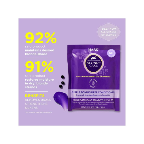 Hask - Balsamo Tonificante Profondo Viola Blonde Care 50ml