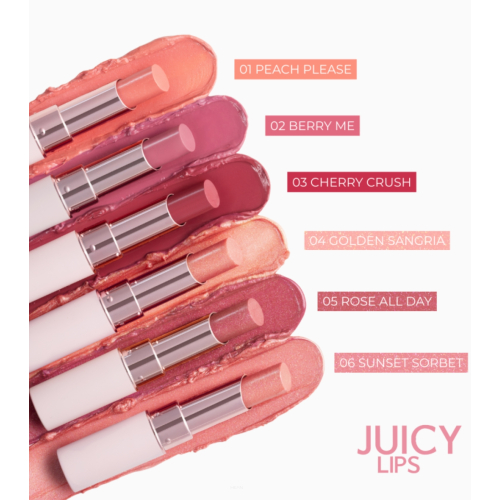 Hean - Rossetto Juicy Glossy - 06: Sunset Sorbet