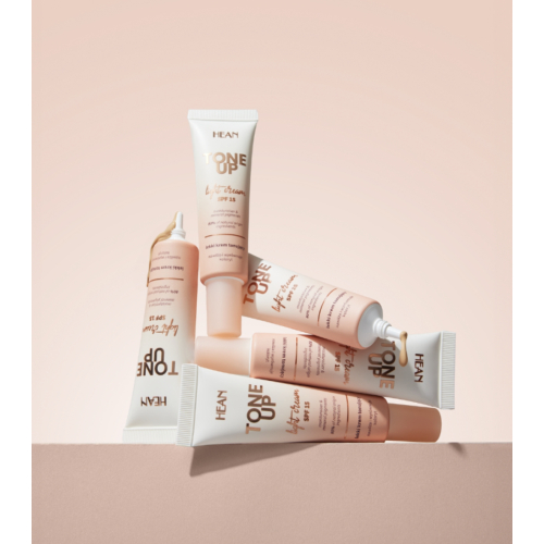 Hean - Crema viso tonificante colorata Tone Up SPF15 - T04: Warm