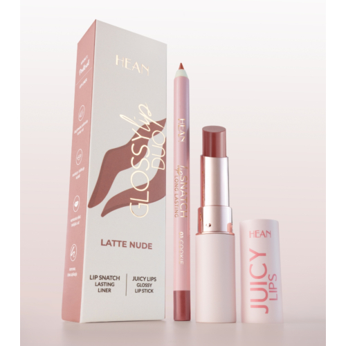 Hean - Set di labbra Glossy Lip Duo - Latte Nude