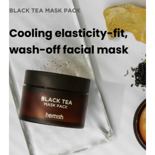 Heimish - Maschera viso lenitiva Black Tea Mask Pack