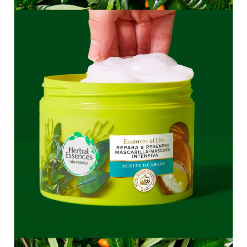 Herbal Essences - *Bio Renew* - Maschera ripara e rigenera con olio di argan 450ml