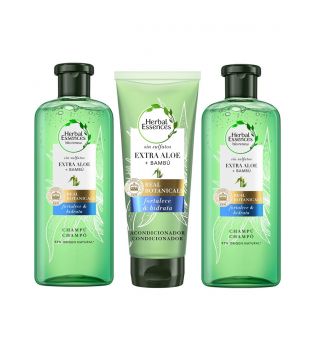 Herbal Essences - *Bio Renew* - Impacco rinforza e idrata - 2 Shampoo + Balsamo