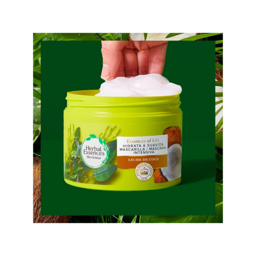 Herbal Essences - *Bio Renew* - Impacco idratante al latte di cocco - Shampoo + Balsamo + Olio