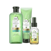 Herbal Essences - *Bio Renew* - Impacco ripara e ammorbidisce - Shampoo + Balsamo + Spray anticrespo