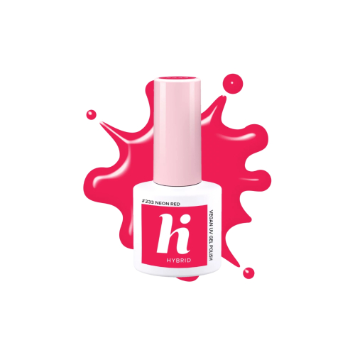 Hi Hybrid - Smalto semipermanente - 233: Neon Red