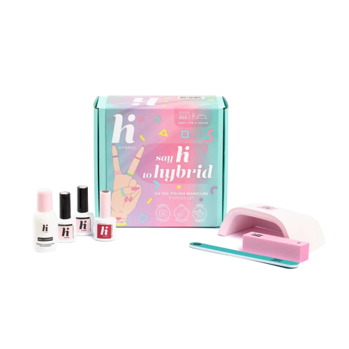 Hi Hybrid - Set per manicure con lampada UV LED da 15W/24 Say hi to Hybrid