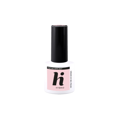 Hi Hybrid - Top coat opaco per smalto semipermanente Top No Wipe Mat