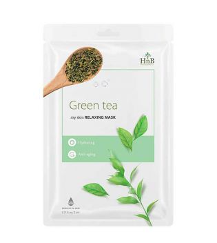 HNB - Maschera viso idratante antietà - Tè verde