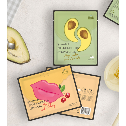 HNB - Patch Bio-Gel Detox Contorno Occhi - Avocado e Burro di Karitè