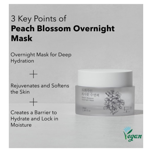 House of Dohwa - Maschera viso nutriente Peach Blossom Overnight Mask
