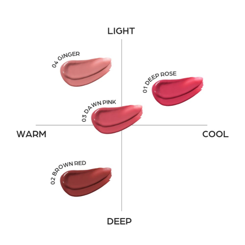 House of HUR - Tinta labbra Glowy Ampoule Tint - 02: Brown Red