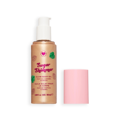 I Heart Revolution - Olio per il corpo Caramel Glow - Sugar Shimmer Gold