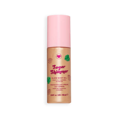 I Heart Revolution - Olio per il corpo Tropical Caramel Glow - Sugar Shimmer Gold