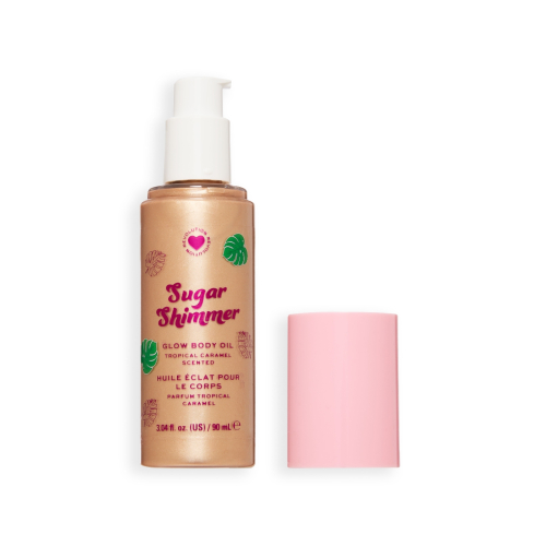 I Heart Revolution - Olio per il corpo Tropical Caramel Glow - Sugar Shimmer Gold