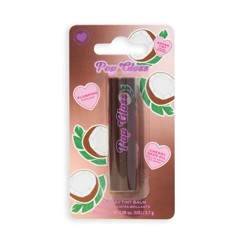 I Heart Revolution - Balsamo labbra Pop Gloss - Coconut Brown