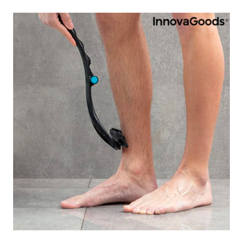Innovagoods - Rasoio per il corpo e la schiena pieghevole Omniver