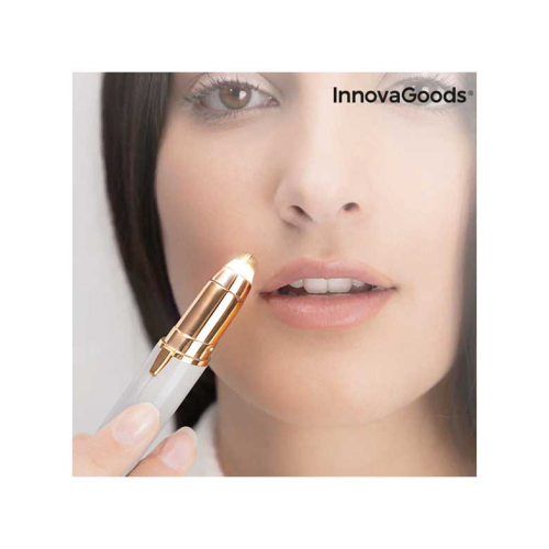 InnovaGoods - Epilatore facciale di precisione No-Pain Precision Hair Trimmer
