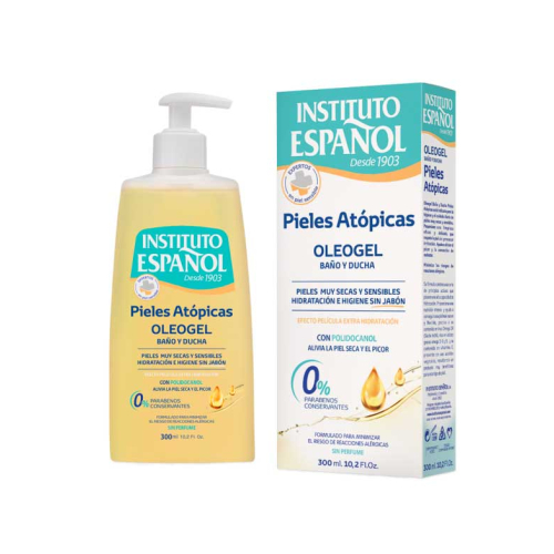Instituto Español - Gel da bagno Oleogel per pelle atopica 300 ml