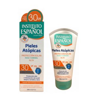 Instituto Español - Crema solare viso e corpo per pelle atopica SPF 30