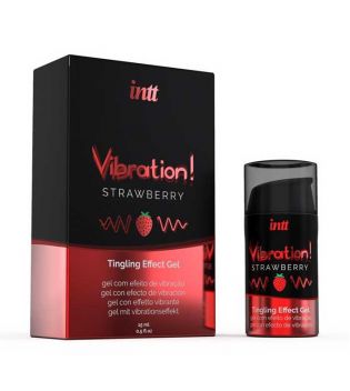 Intt - Gel eccitante con effetto vibrazione - Strawberry