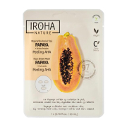 Iroha Nature - Maschera facciale in tessuto peeling AHA - Papaya