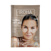 Iroha Nature - Cerotti antirughe, anti-gonfiore e illuminanti Global Eye Care - Niacinamide, Caffeina e Peptidi