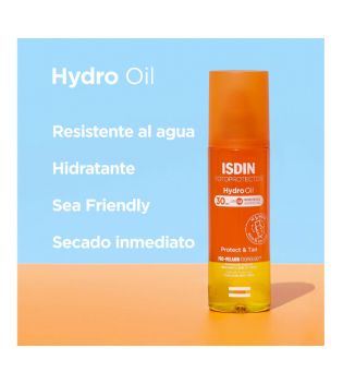 ISDIN - Hydro Oil SPF30 fotoprotettore spray bifasico