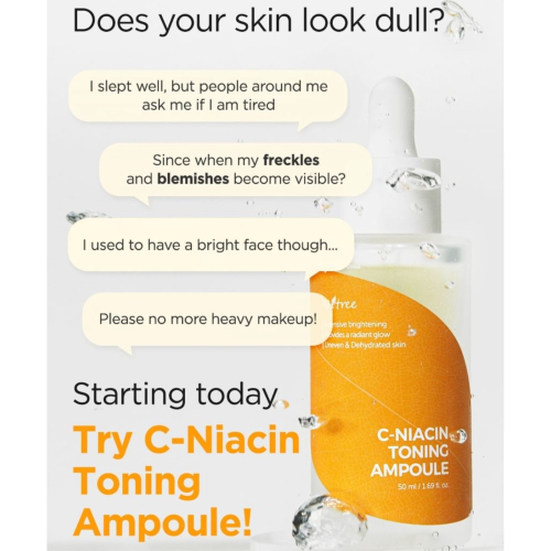 ISNtree - *C-Niacin* - Siero idratante e riparatore Toning Ampoule