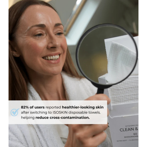 ISOCLEAN - Salviette monouso in cotone - 60 uds