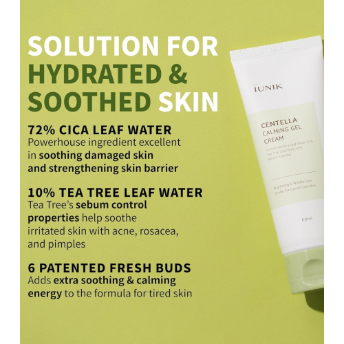 iUNIK  - Centella calming Crema Viso Gel